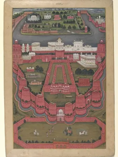 The Red Fort, Agra, by Unknown