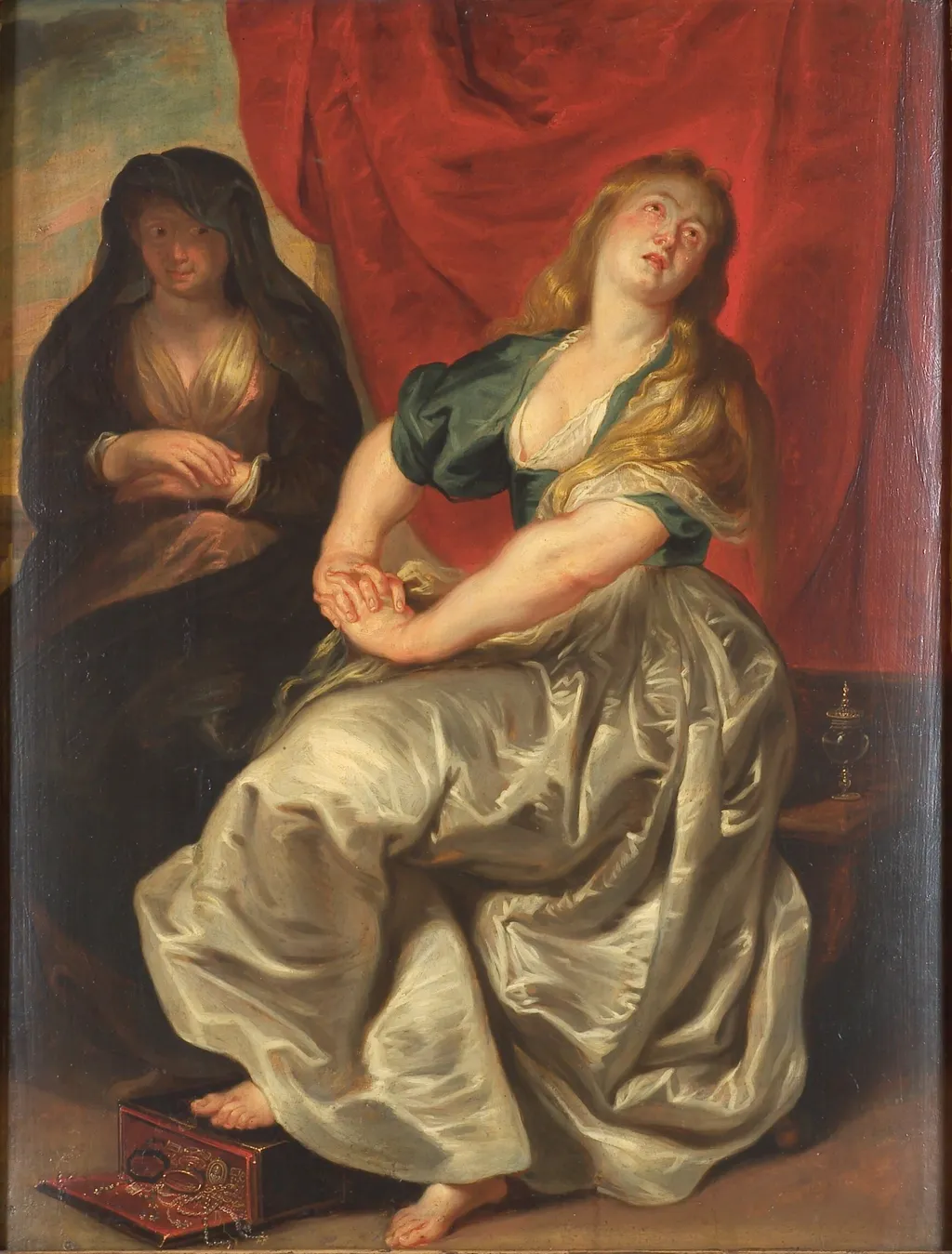 The Repentant Magdalene, by Unknown, unspecified