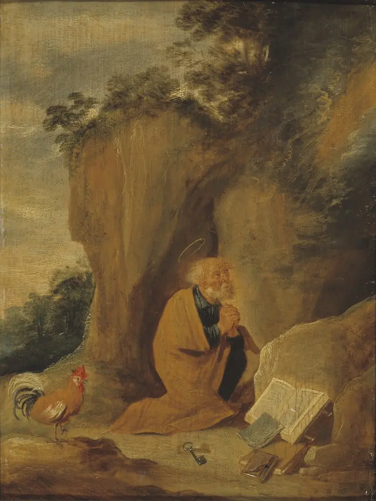 The Repentant St Peter, by Unknown