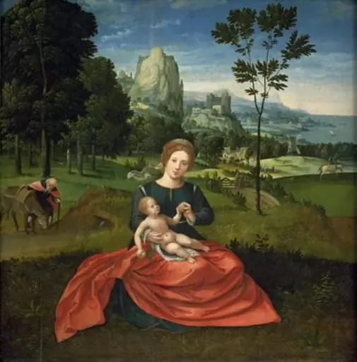 The Rest on the Flight into Egypt, by Unknown