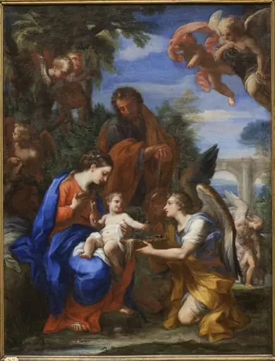 The Rest on The Flight into Egypt, by Unknown