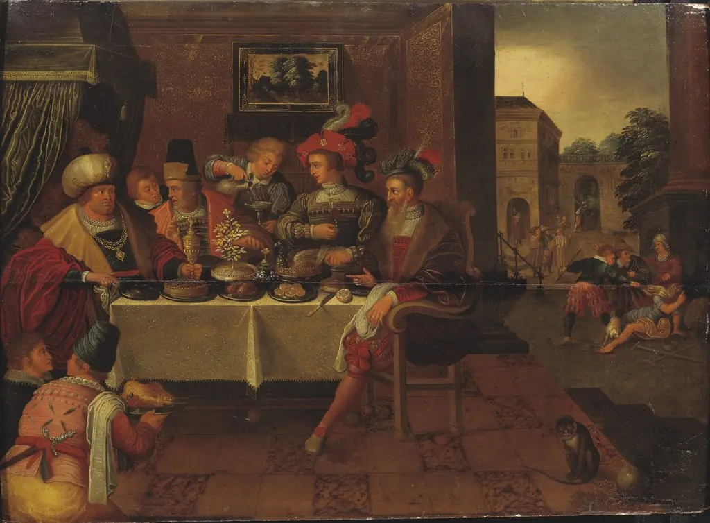 The Rich Man and Lazarus, by Unknown