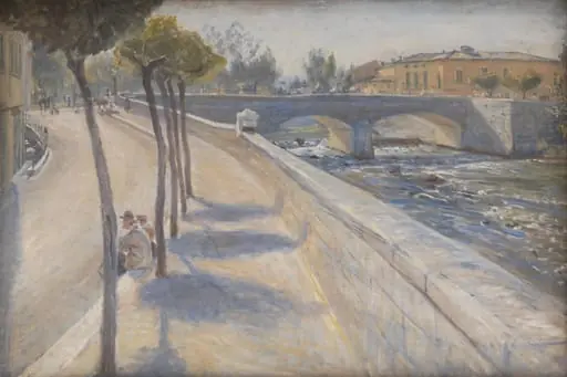The River Liri, Italy, by Unknown