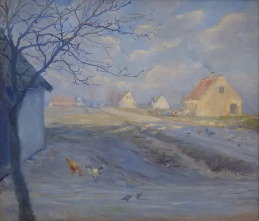 The Road to Copenhagen from Kastrup. The Island of Amager, by Unknown