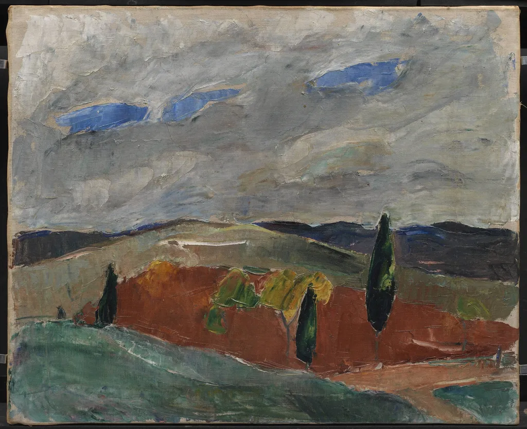 The Road to the Churchyard in Toledo, by Unknown, 1915