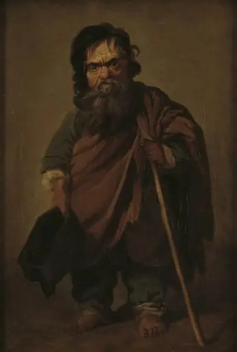 The Roman Dwarf Francesco Ravai, called Bajocco, by Unknown