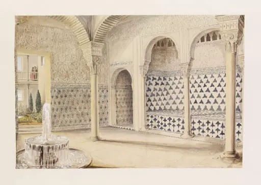 The Room of the Beds in the Alhambra, by Unknown