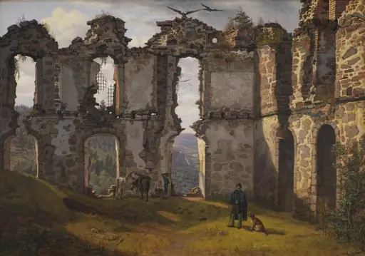 The Ruins of Brahehus near Jönköping, Sweden, by Unknown