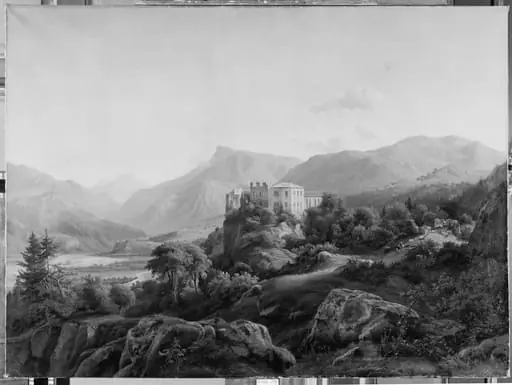 The Ruins of Hasselberg Castle near Bolzano. Tyrol, by Unknown