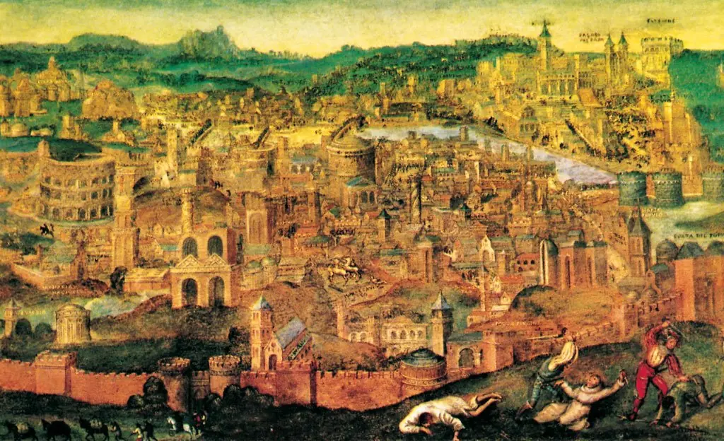 The sack of Rome in 1527, by Unknown