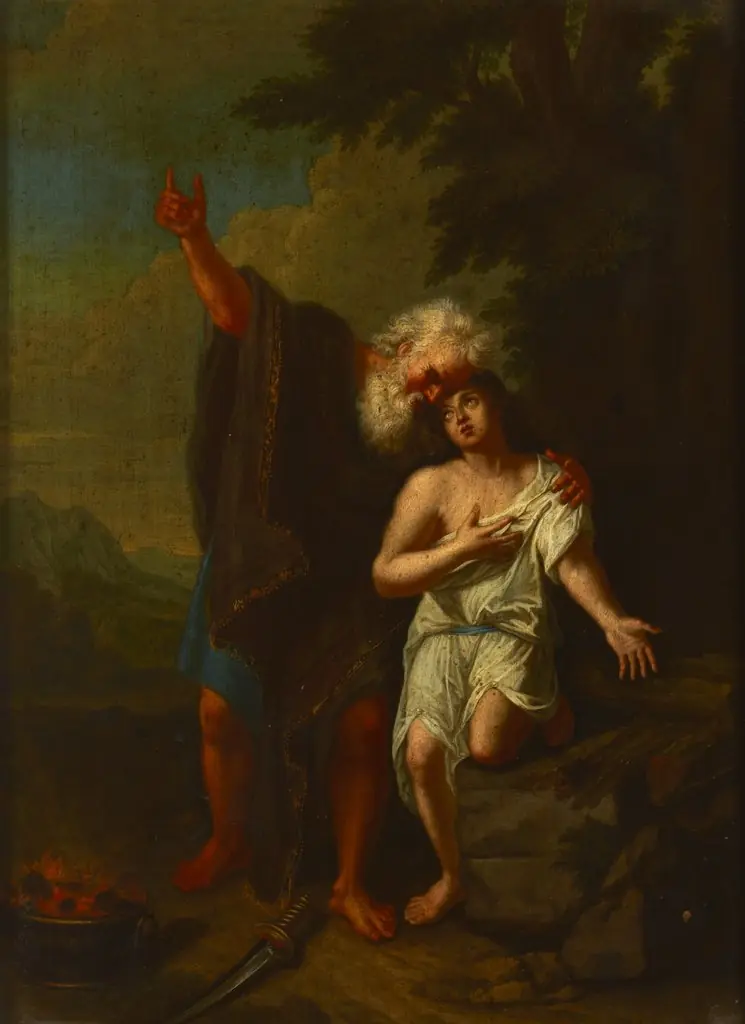 The Sacrifice of Abraham, by Unknown