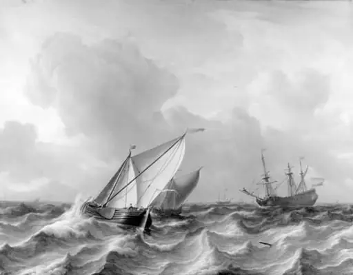 The Sea in Motion, by Unknown