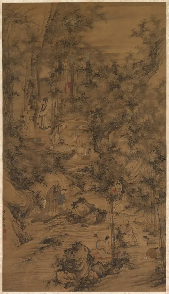 The Seven Worthies of the Bamboo Grove, by Unknown