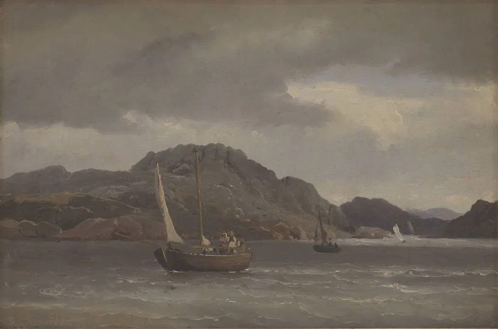 The Skerries at Marstrand. Sweden, by Unknown, 1852