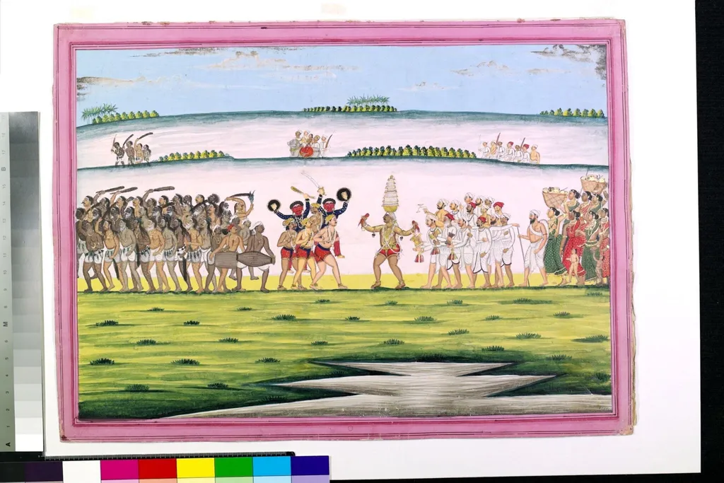 The smallpox ceremony, by Unknown, paint, 1800