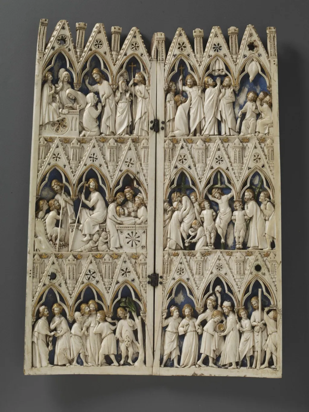 The Soissons Diptych, by Unknown, 1270