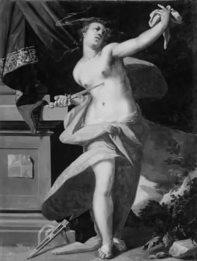 The Suicide of Lucretia, by Unknown