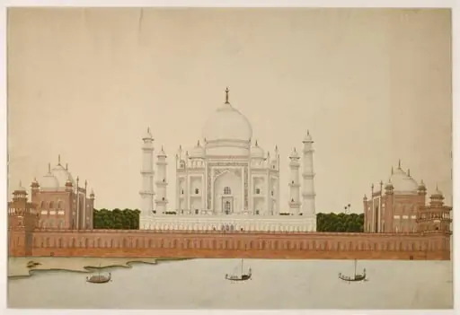 The Taj Mahal, by Unknown