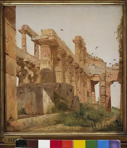 The Temple of Hera at Paestum, Italy, by Unknown