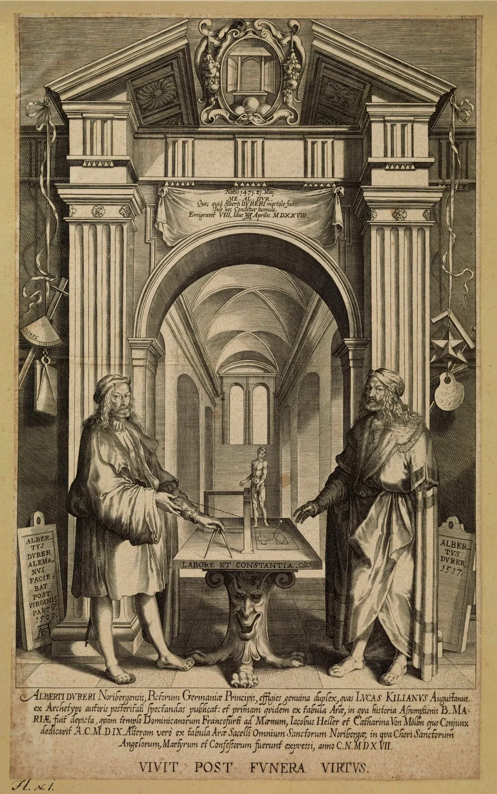 The Temple of Honor, by Unknown, 1607