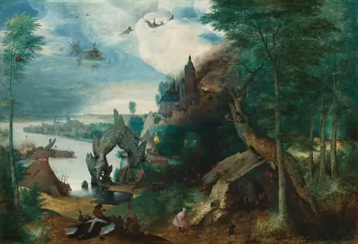 The Temptation of Saint Anthony, by Unknown, 1562