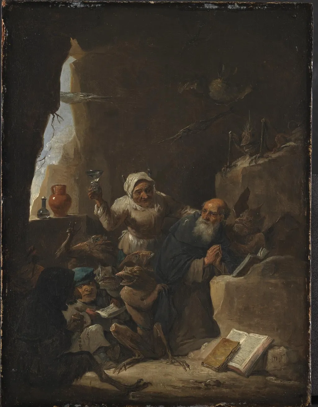 The Temptations of Saint Anthony, by Unknown, 1650