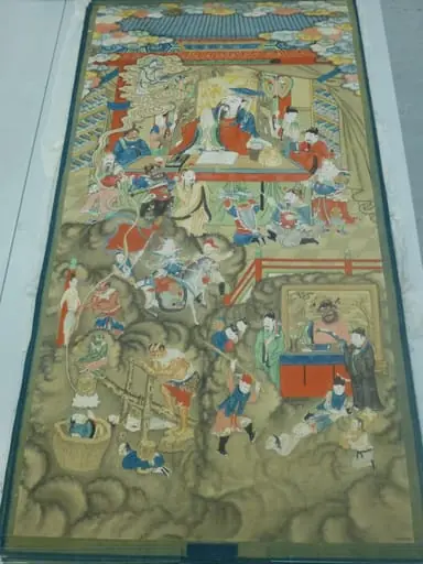 The Ten Kings of Purgatory: King Qinguang of the First Court, by Unknown