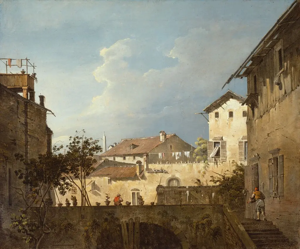 The Terrace, by Unknown