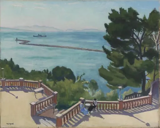 The Terrace, L'Estaque, by Unknown