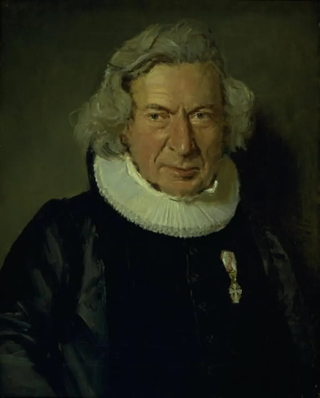 The Theologian Andreas Gottlob Rudelbach, by Unknown, 1858