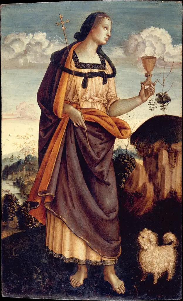 The Theological Virtues: Faith, Charity, Hope, by Unknown, 1500