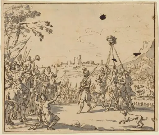 The Triumph of David, by Unknown