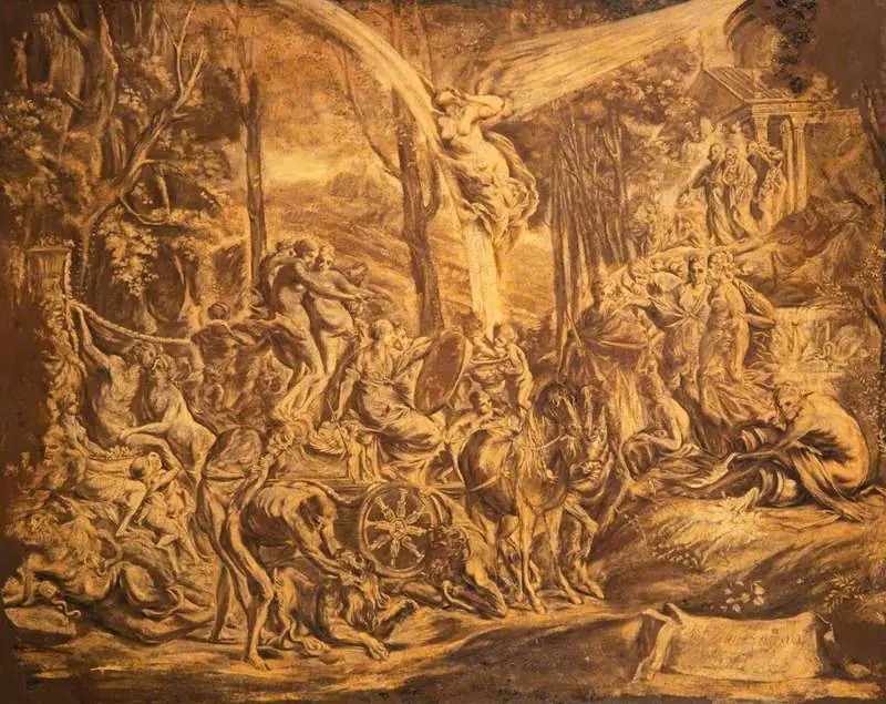 The Triumph of Painting, by Unknown