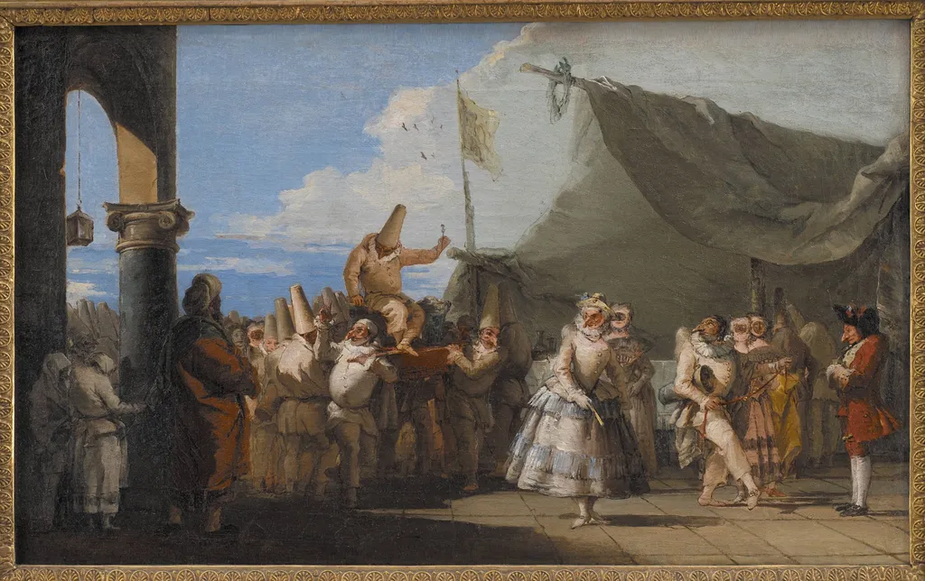 The Triumph of Pulcinella, by Unknown, 1750