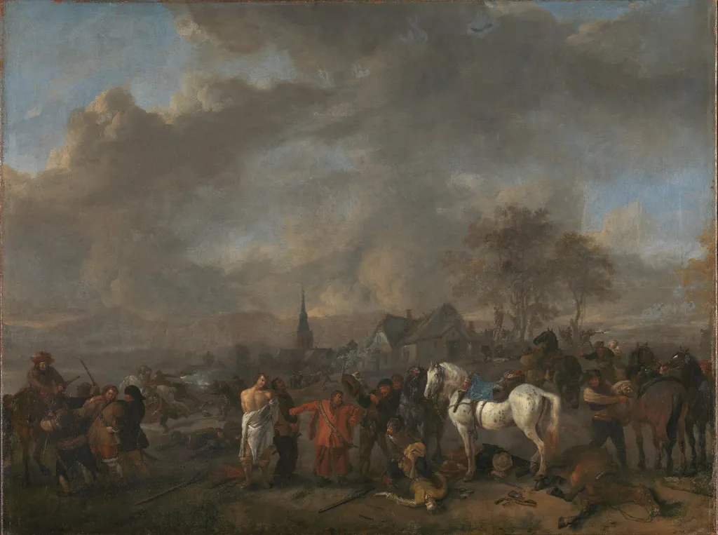 The Victory of the Peasants, by Unknown, unspecified, 1665