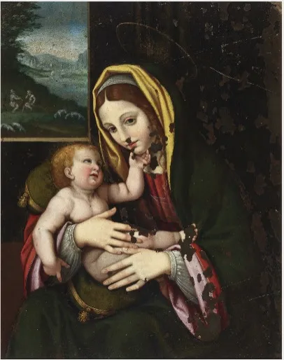 The Virgin and Child, by Unknown, unspecified
