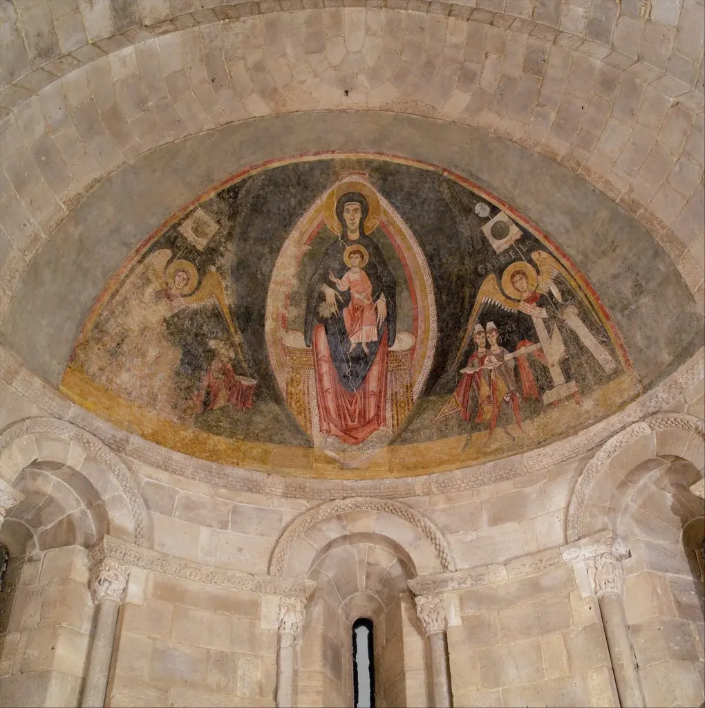 The Virgin and Child in Majesty and the Adoration of the Magi, by Unknown