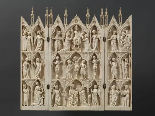 The Virgin and Child, the Crucifixion and the Last Judgement, by Unknown