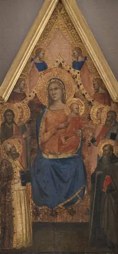 The Virgin and Child with Saints and Angels, by Unknown
