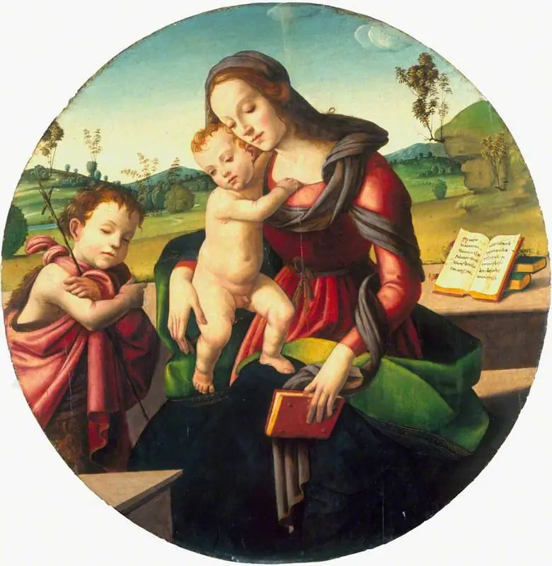 The Virgin and Child with the Infant Saint John the Baptist, by Unknown