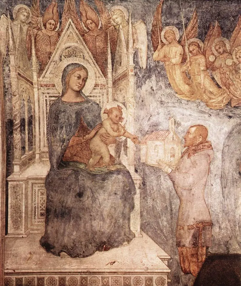 The Virgin and Donor, by Unknown
