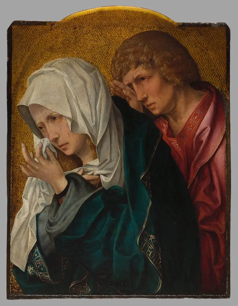 The Virgin and Saint John the Evangelist, by Unknown