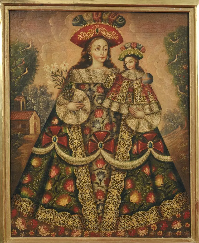 The Virgin of the Pilgrims and Child, by Unknown