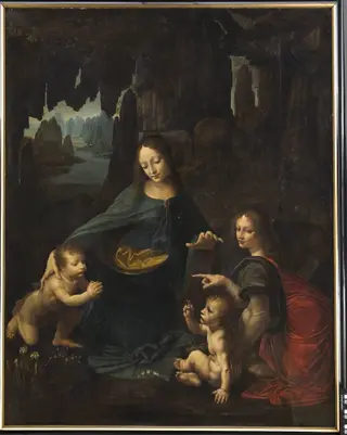 The Virgin of the Rocks, by Unknown, 1650