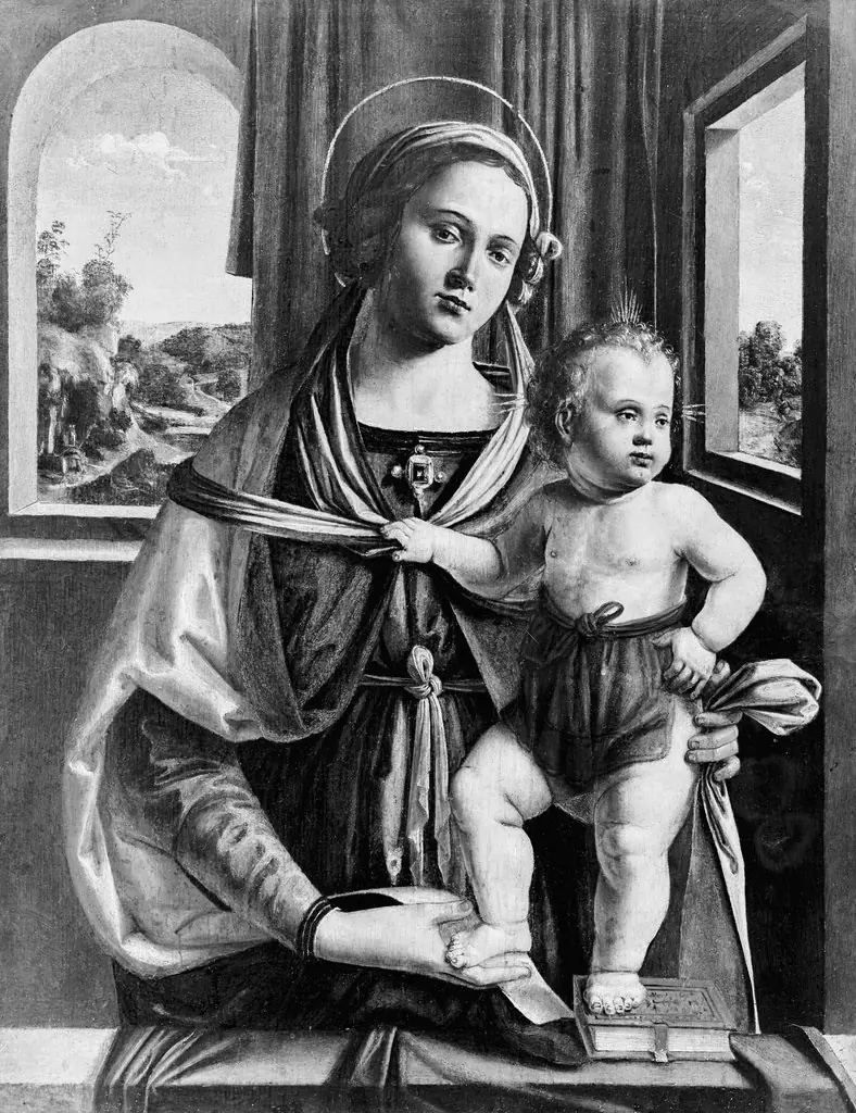 The virgin with child, by Unknown