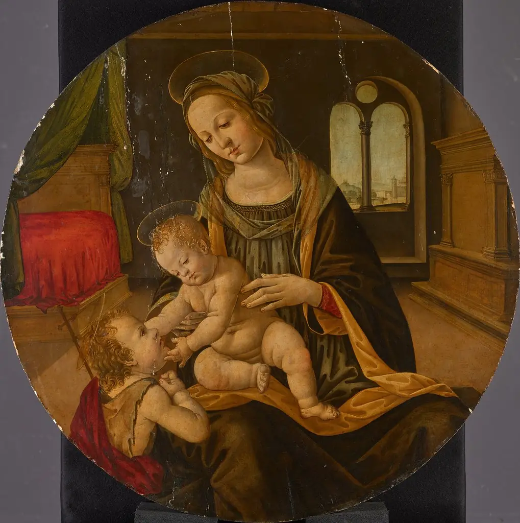 The Virgin with the Child and Young St. John, by Unknown