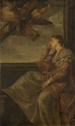 The Vision of St. Helen, by Unknown