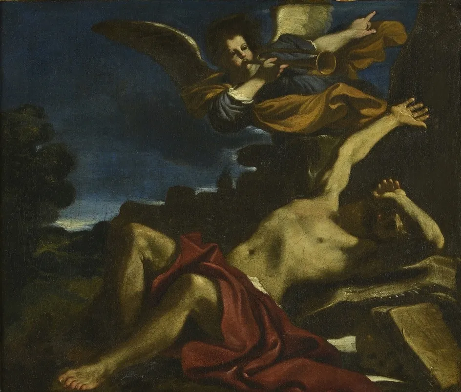The Vision of St Jerome, by Unknown, oil