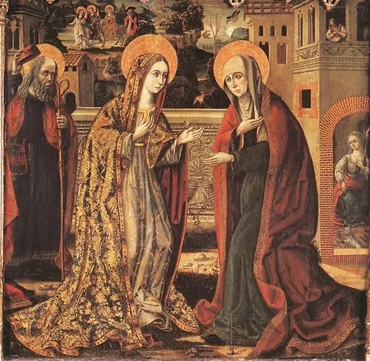 The visitation, by Unknown, unspecified, 1500