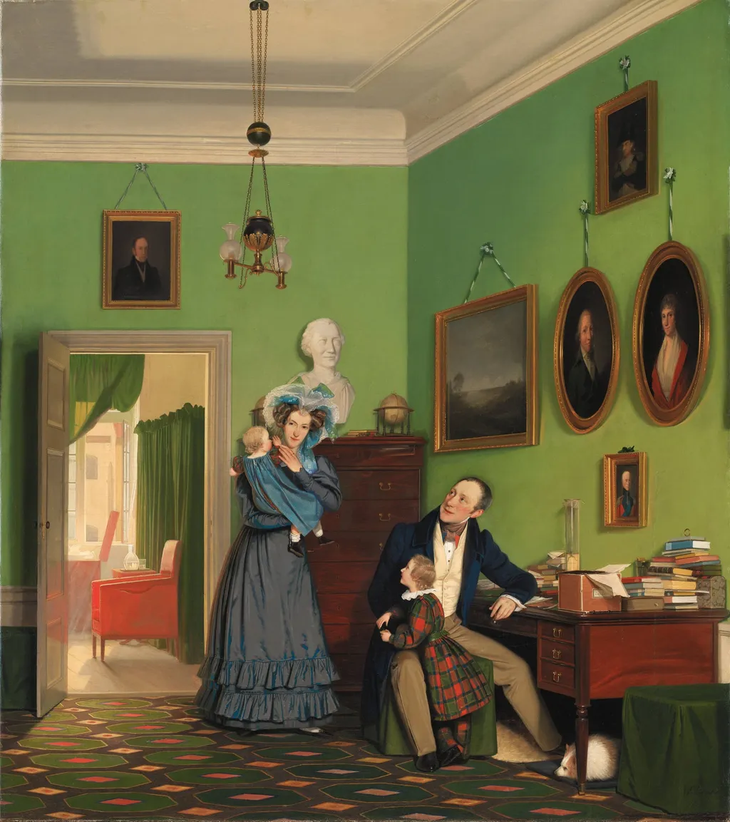 The Waagepetersen Family, by Unknown, 1830